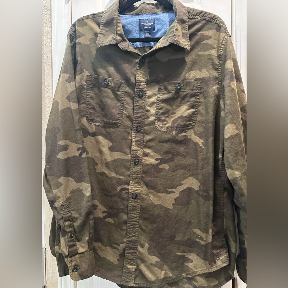 Camouflage Men's Button down shirt